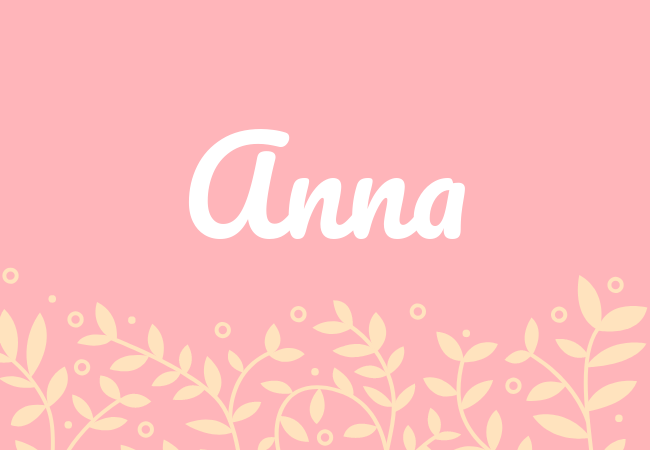 Most popular baby girl names Anna