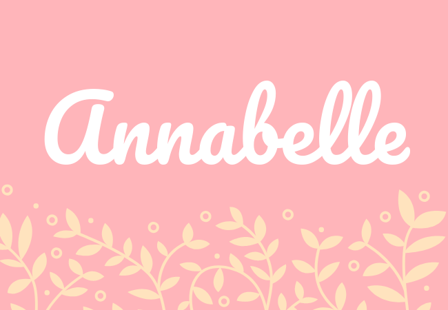 Most popular baby girl names Annabelle