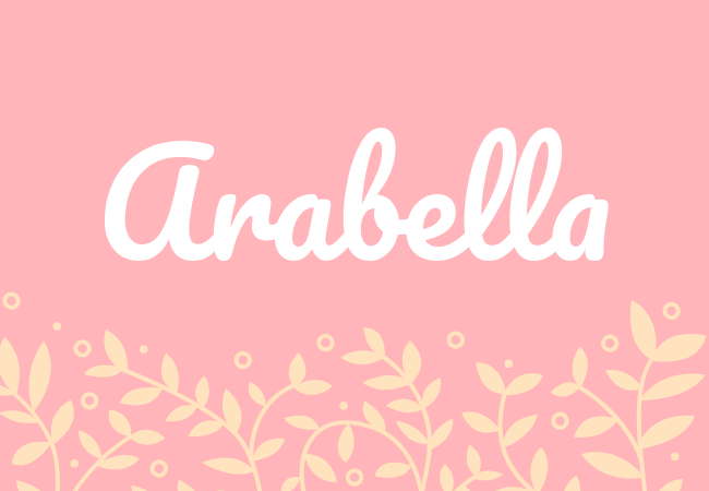 Most popular baby girl names Arabella