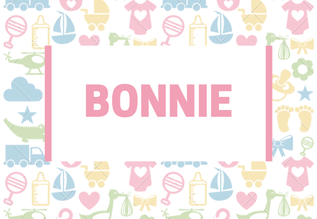 Bonnie baby girl name babynames.co.uk