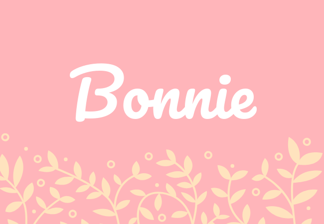 Most popular baby girl names Bonnie