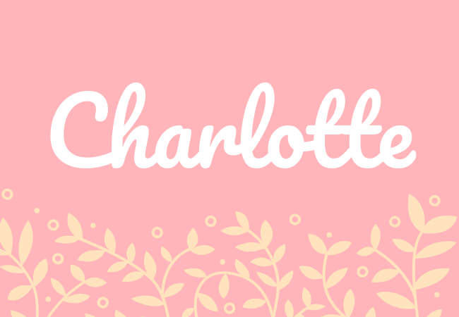 Charlotte most popular baby girl names