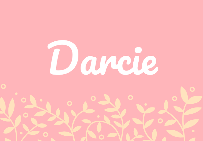 Most popular baby girl names Darcie