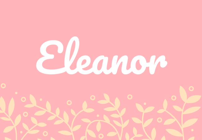 Most popular baby girl names Eleanor