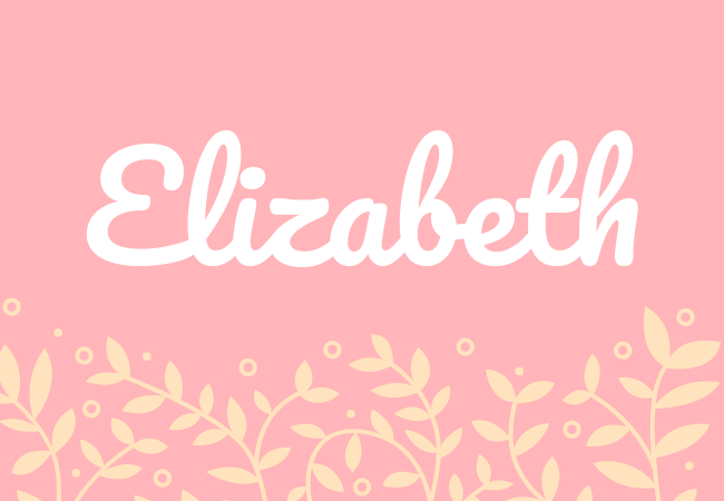 Most popular baby girl names Elizabeth