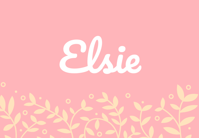 Elsie most popular baby girl names