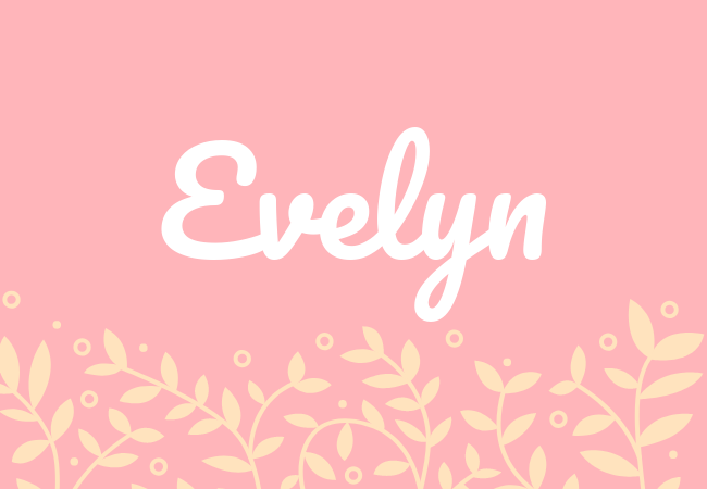 Evelyn most popular baby girl names