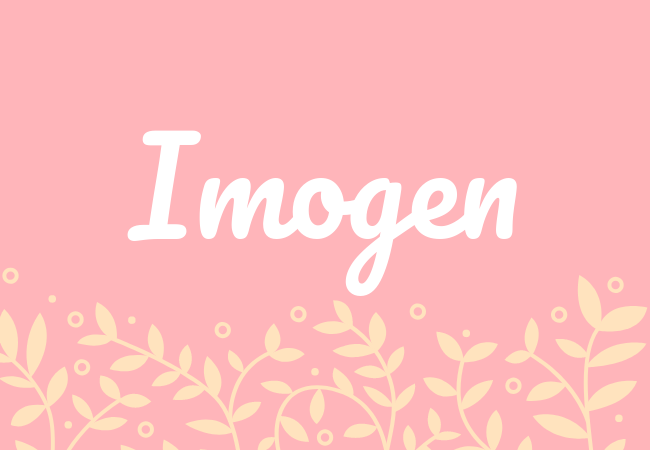 Most popular baby girl names Imogen