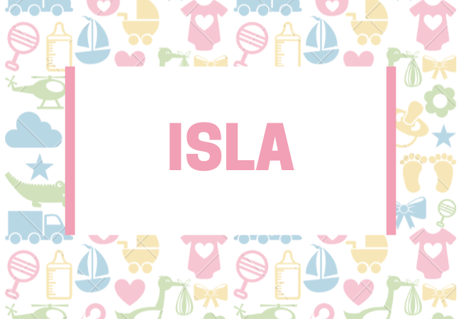 Isla baby girl name babynames.co.uk