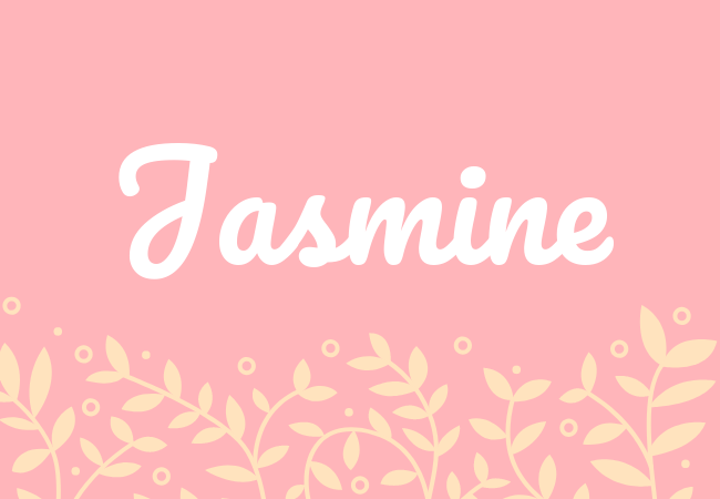 Most popular baby girl names Jasmine