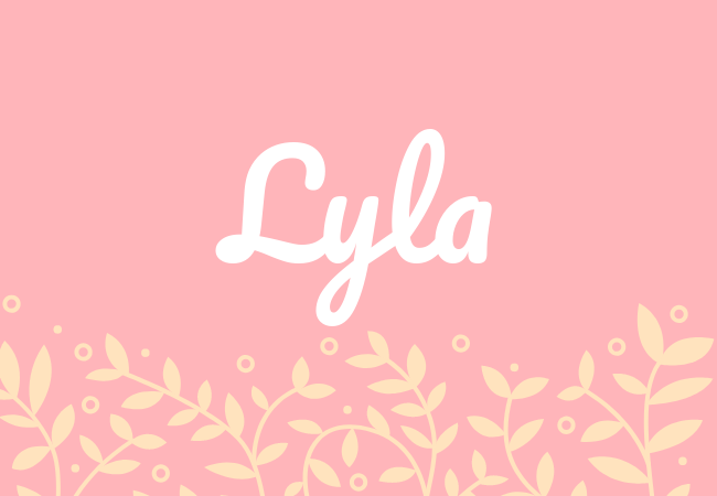 Most popular baby girl names Lyla