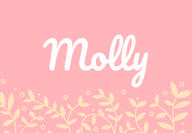 Most popular baby girl names Molly