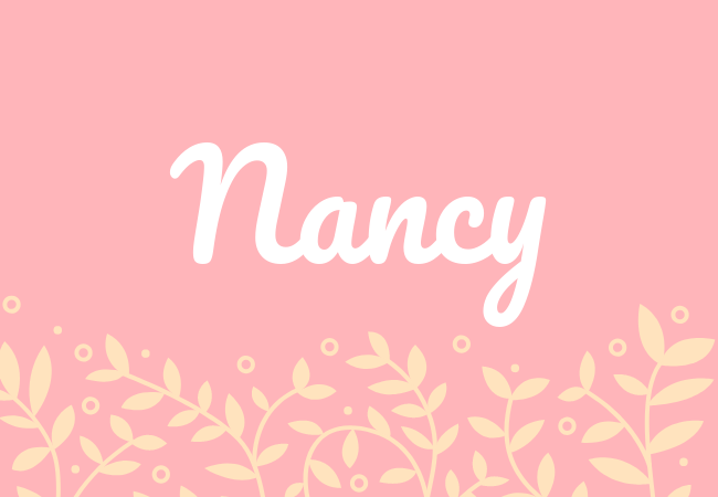 Most popular baby girl names Nancy