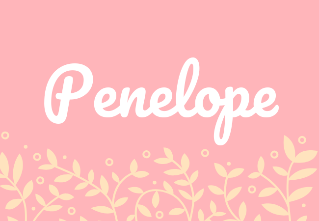 Most popular baby girl names penelope