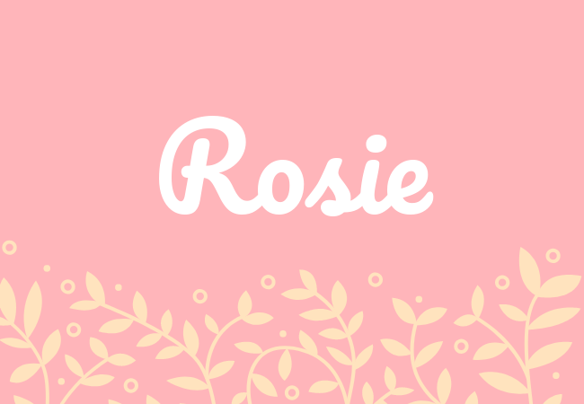 Most popular baby girl names Rosie