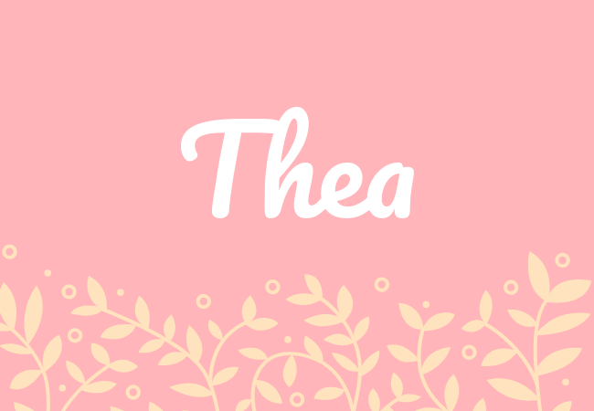 most popular baby girl names Thea