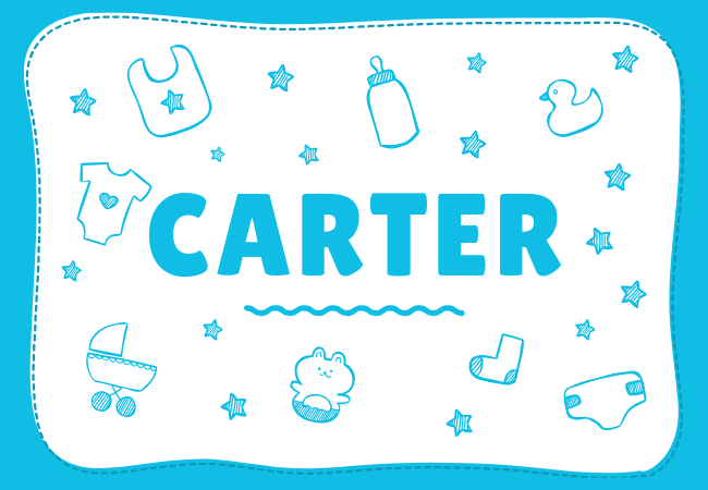 Carter most popular baby boy names